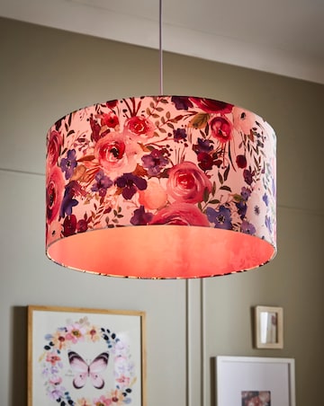 Julipa Peony Printed Easy Fit Light Shade