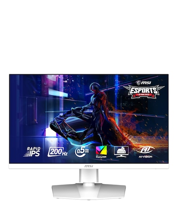 MSI MAG 274QRFW E20 27in WQHD 200Hz 0.5ms IPS White Gaming Monitor