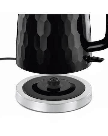 Russell Hobbs 26051 Textured Honeycomb Black Kettle