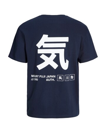 Jack & Jones Jayce Back Graphic T-Shirt - Navy