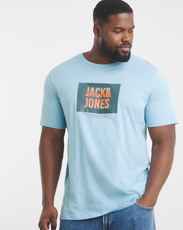 Jack & Jones Hudson Logo T-Shirt 3 Pack - Multi