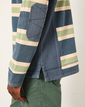 FatFace All Over Stripe Airlie Sweatshirt (Regular & Tall) - Blue Multi