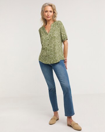 Julipa Button Through Jersey Top