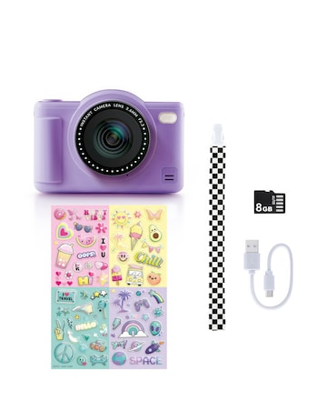 Photo Creator Pop Colour Digital Kids Camera - Purple