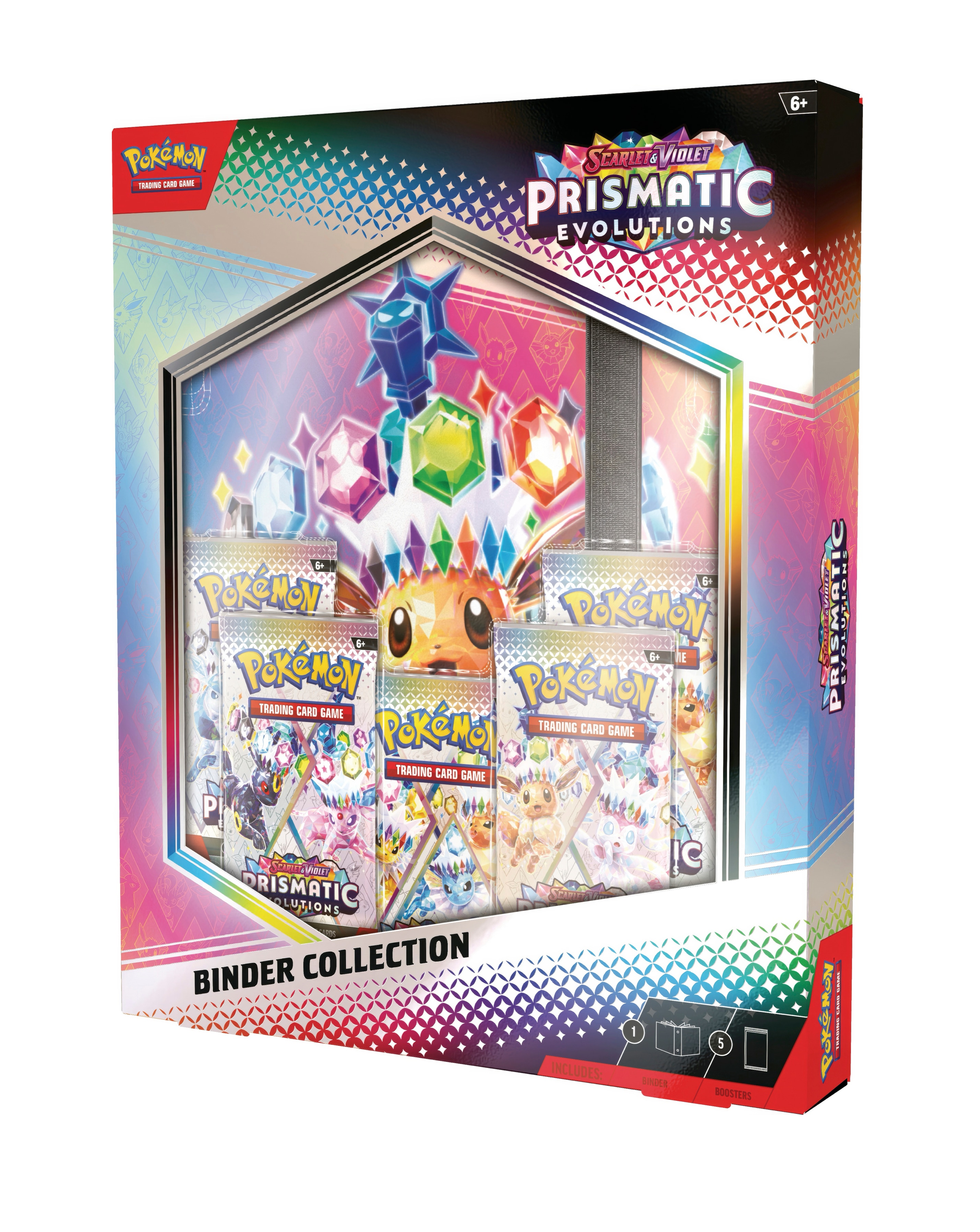 Pokemon TCG: SV8.5 - Prismatic Evolution - Binder Collection | JD