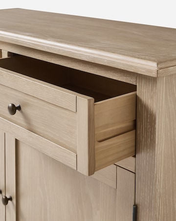 Julipa Imogen Ready Assembled Wooden Small Sideboard
