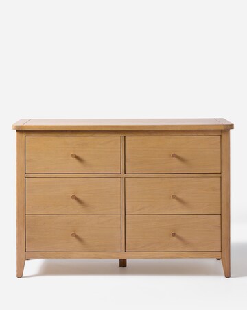 Caitlin Ready Assembled Wooden Large Chest of Drawers