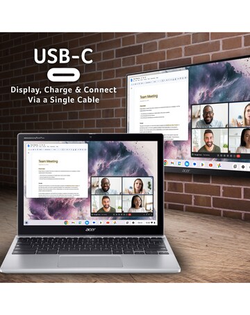 Acer Spin 312 2 in 1 Chromebook - 12in Intel N100 Touchscreen 4GB 128GB