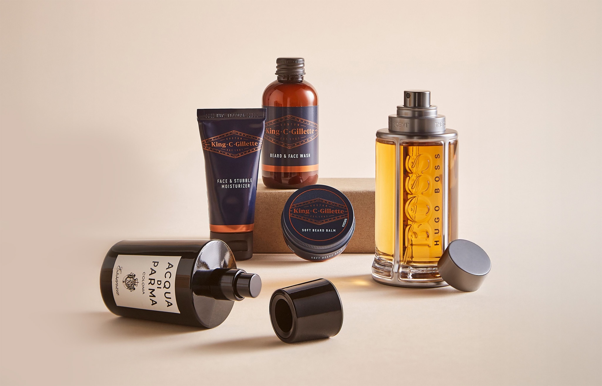 A group image of mens fragrance