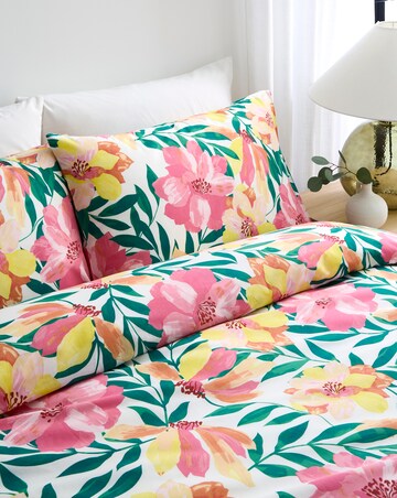 Trina Floral Cotton Blend Duvet Cover Set