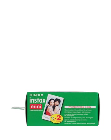 Fujifilm Instax Mini Instant Photo Film - White Frame Border, 20 Shot Pack