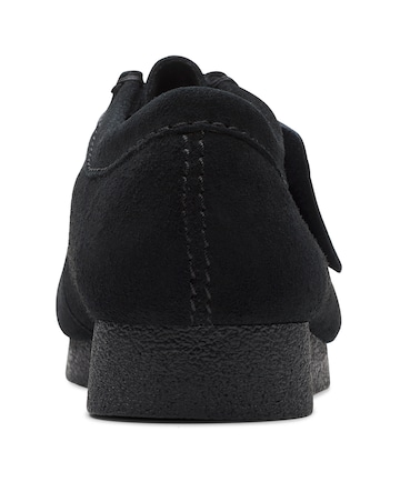 Clarks Wallabee EVO Shoe - Black Suede