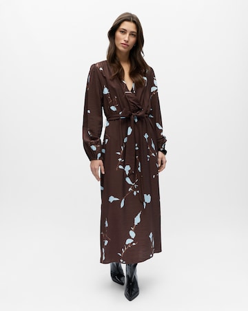OBJECT V-Neck Midi Dress