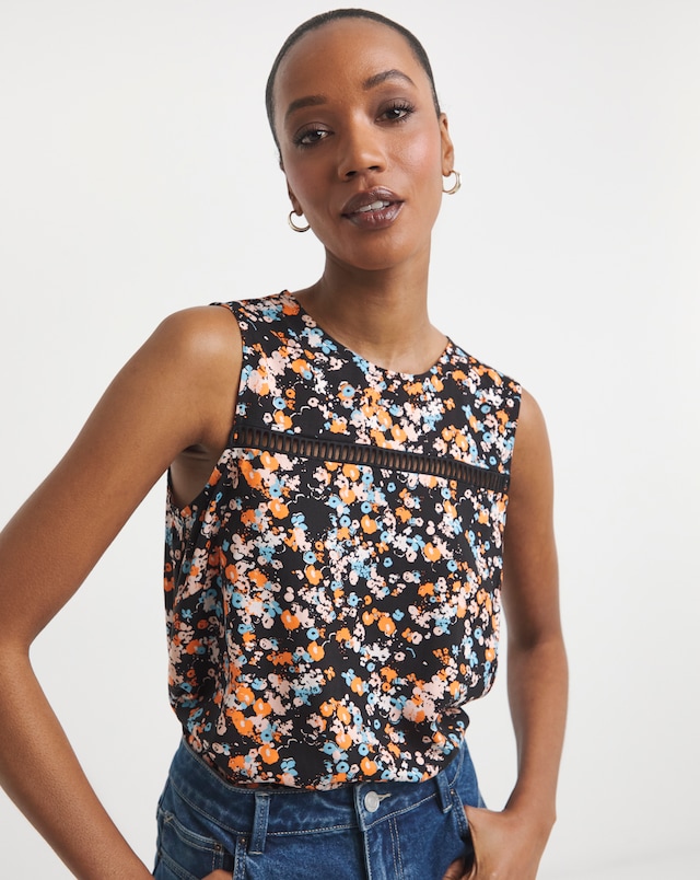Ladder Trim Vest Top