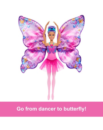Barbie Dreamtopia Dance and Flutter Butterfly Fashion Doll
