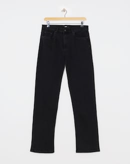 Black Loose Fit Stretch Jeans