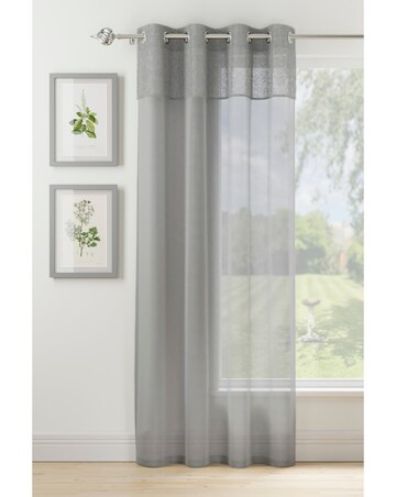 Andorra Textured Top Eyelet Voile