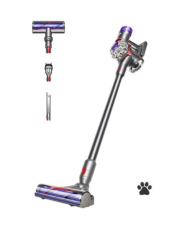 Dyson V8 Advanced Cordless Vacuum Cleaner, Silver/Nickel
