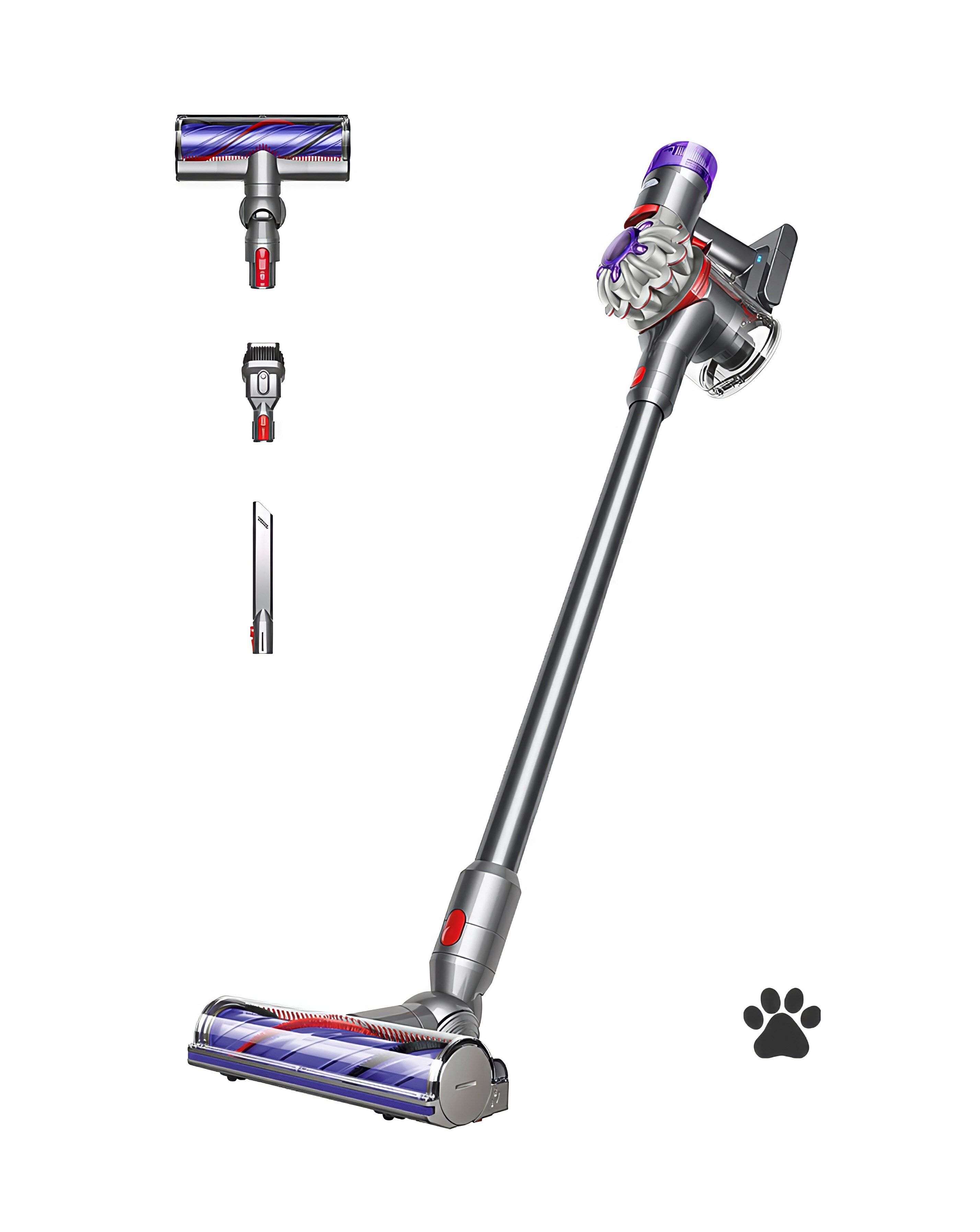 Dyson V8 Advanced Cordless Vacuum Cleaner, Silver/Nickel
