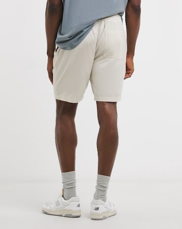 Linen Blend Elasticated Drawcord Short