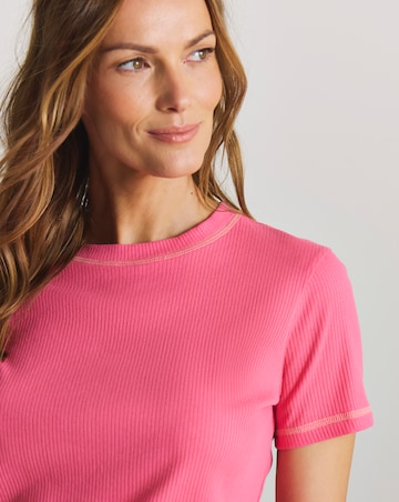 Pretty Secrets (2 Pack) Ribbed T-Shirt Pyjama Sets