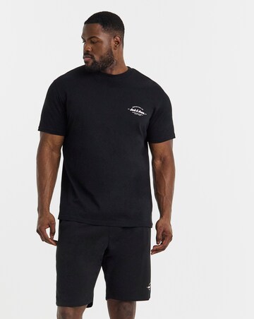 Jack & Jones Brandon Logo T-Shirt & Short Set - Black