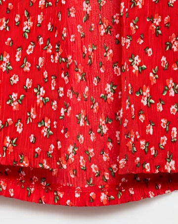 Mango Printed Midi Dress