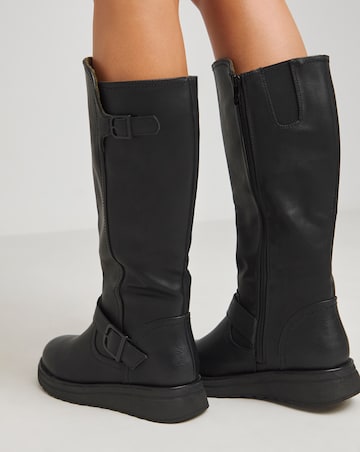 Heavenly Feet Rubymae Knee High Boots Standard Calf Wide E Fit