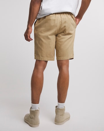 Linen Mix Elasticated Short