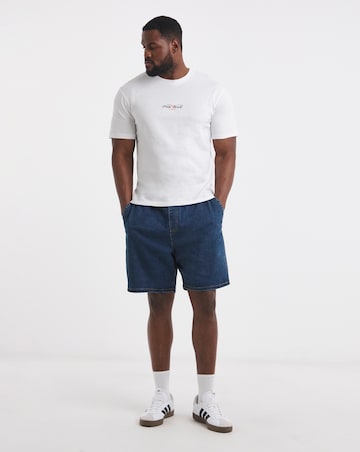 Jack & Jones Arte Natural Back Graphic T-Shirt - White