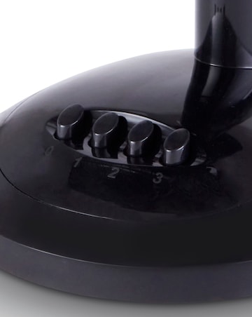 Tower 12 Inch Oscillating Black Desk Fan