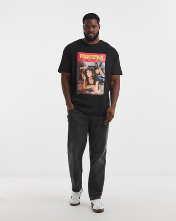 Jack & Jones Pulp Fiction Graphic T-Shirt - Black