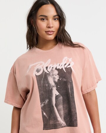 Simply Be Blush Pink Blondie License T-Shirt