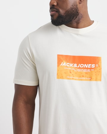Jack & Jones Charge Logo T-Shirt 2 Pack - Multi
