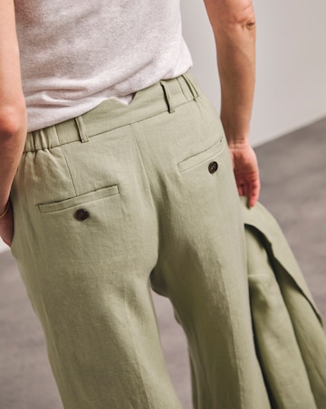 Anthology Premium Linen Wide Leg Trousers