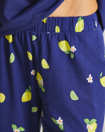 Pretty Secrets Value Pyjama Set Lemon Print