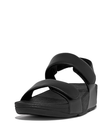 Fitflop Black Lulu Adjustable Leather