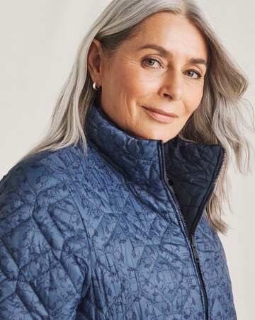 Julipa Printed Quilted Reversible Jacket