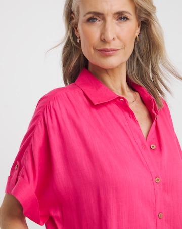 Julipa Short Linen Mix Shirt Dress