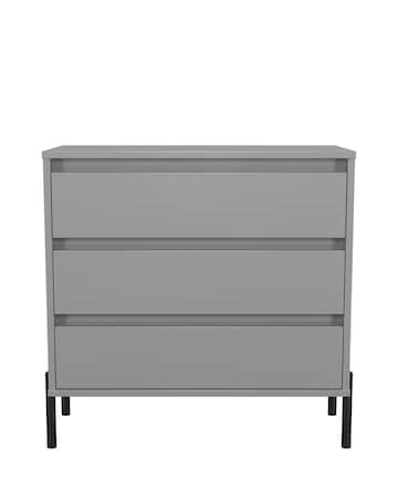 Sloan Ready Assembled 3 Drawer Chest