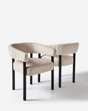 Lindsay Upholstered Pair of Dining Chairs