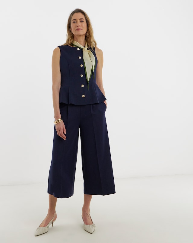 Denim Look Culottes