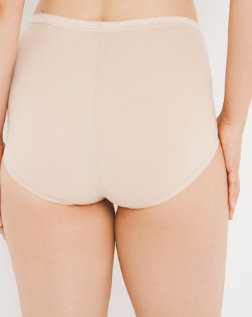 Sloggi (6 Pack) Basic Maxi Cotton Knickers White/Black/Skin