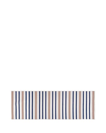 Coastal Stripe Washable Easy-Care Runner