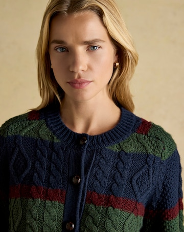 Joules Rafferty Cable Knit Cardigan