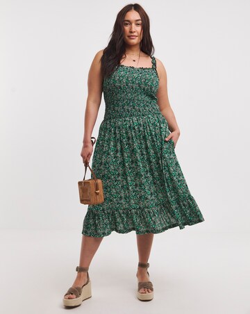 Joe Browns Yasmin Floral Jersey Midi Dress