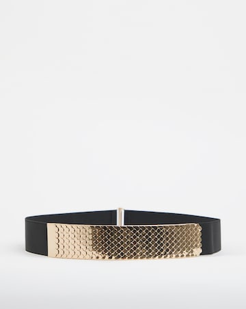 Gold Statement Stretch Belt