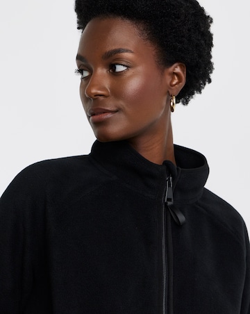 Zip Through Longline Fleece