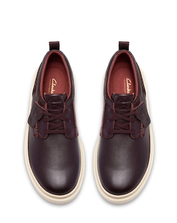 Clarks Polden Lace Shoes - Brown