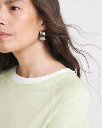 Crew Neck Long Sleeve Layered T-Shirt